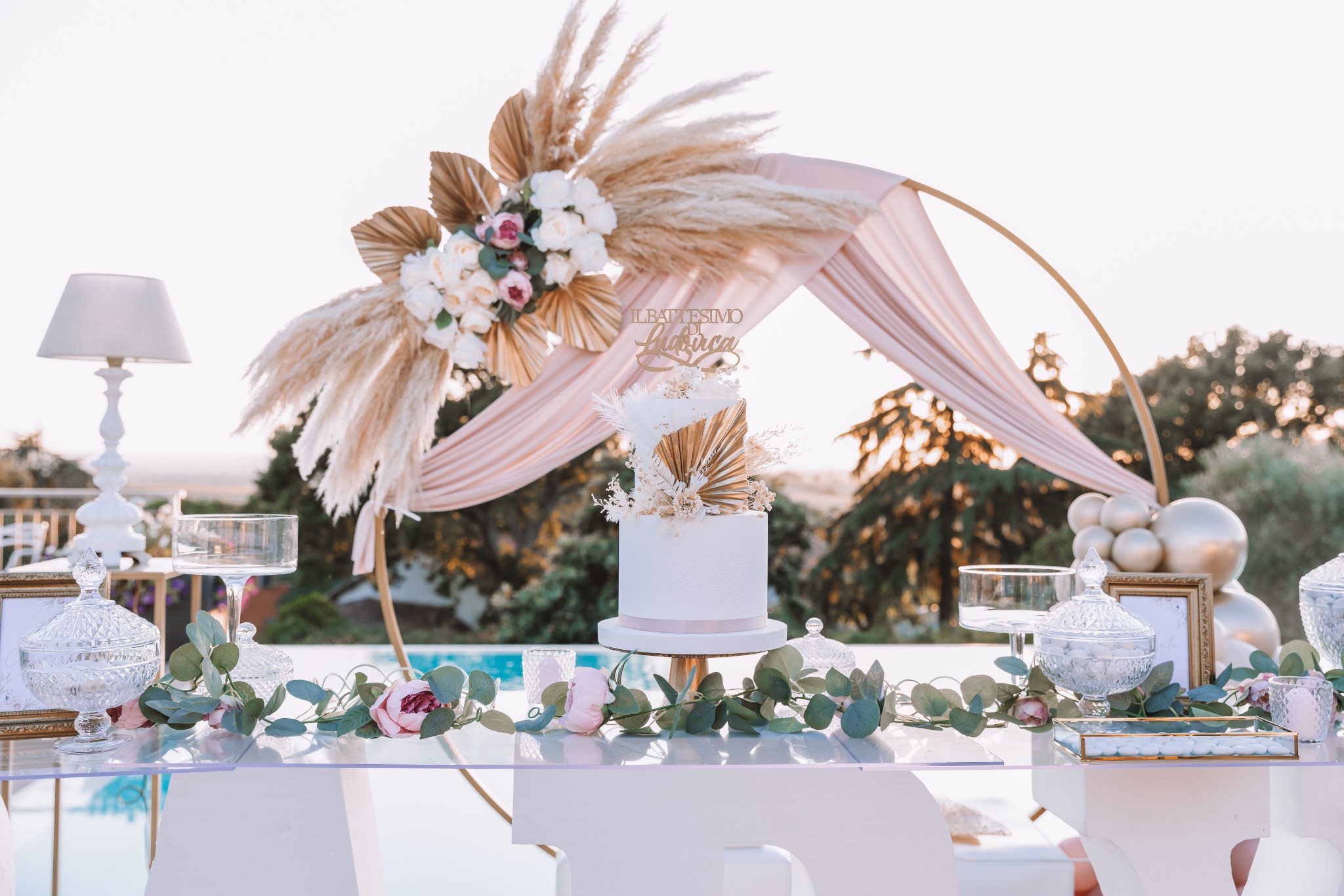 Allestimento Battesimo di Ludovica